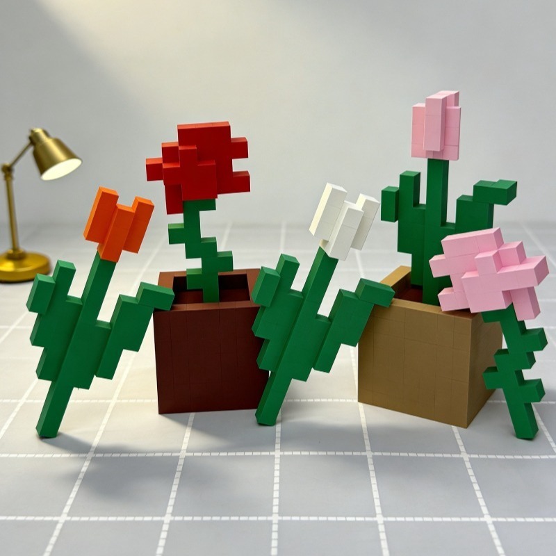 Home Office Desk Ideas - Decoraciones Florales Únicas Impresas en 3D,