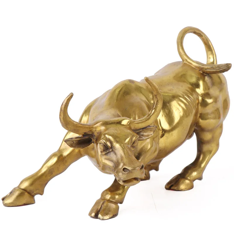 Home Office Marketing - Adorno de toro de mercado de