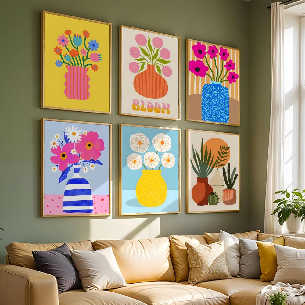 Home Office Marketing - Pintura de jarrón de mercado de