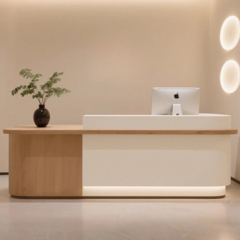 Home Office Tienda - Mostradores de Recepción de Lujo para