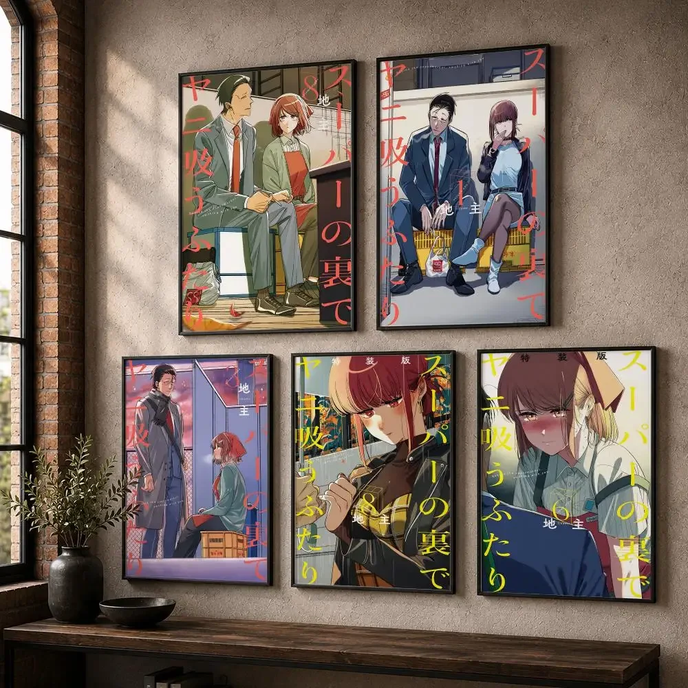 Home Office Romance Manga - Pósteres de Lona con Pintura y