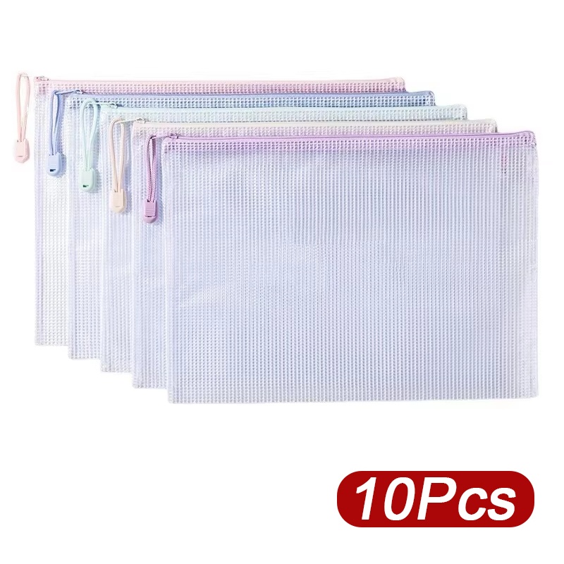 Home Office Student - Bolsa de malla con cremallera A4/A5,