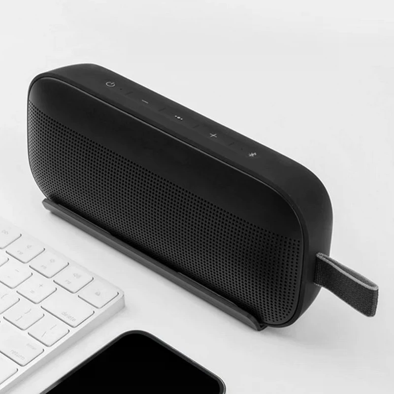 Home Office Desk Ideas - Soporte acrílico para altavoz de escritorio,