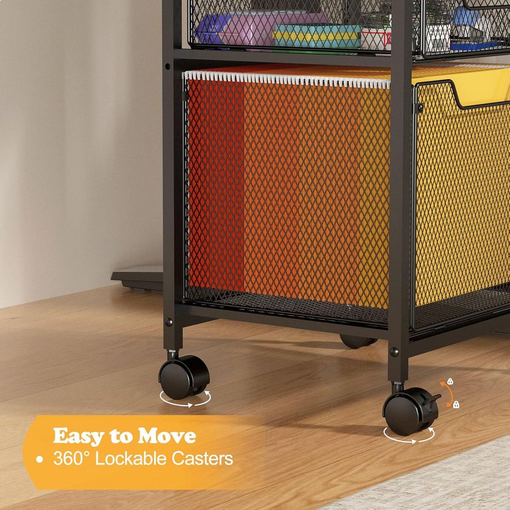 Carrito Rodante, Soporte para  - Rolling File Cart reseña y precio