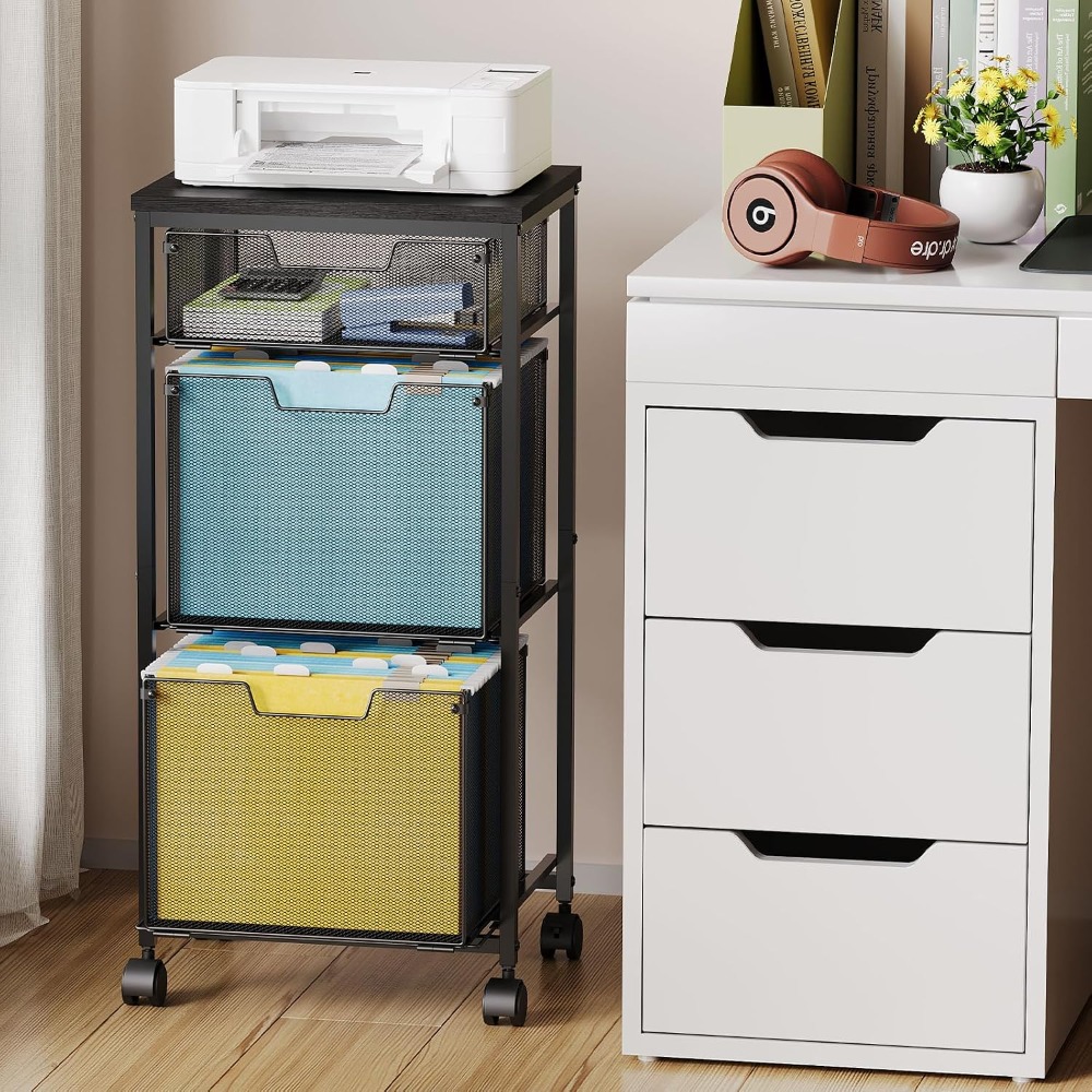 Archivador Móvil de 3 Cajones  - Rolling File Cart reseña y precio