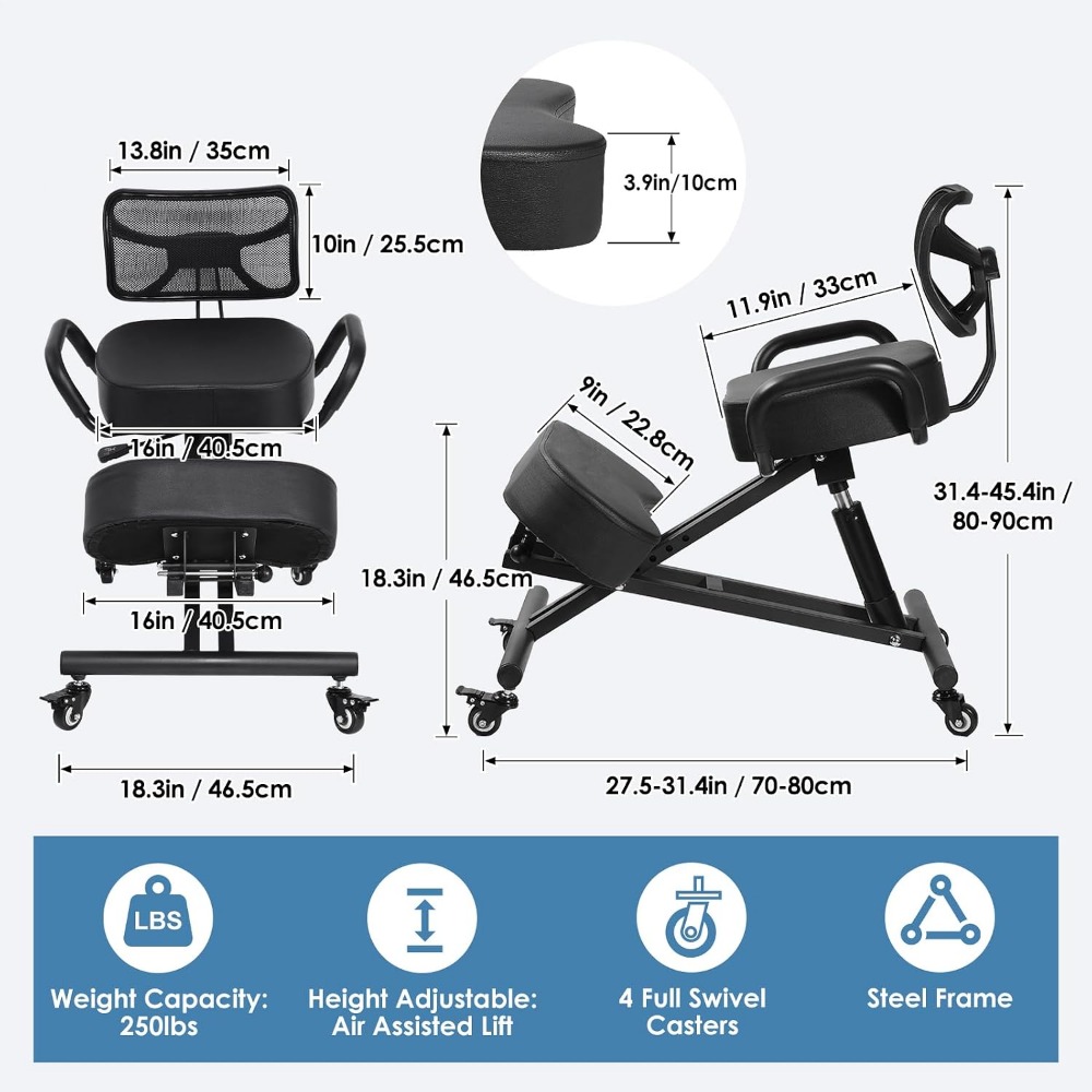 Silla Ergonómica Ajustable par - Ergonomic Office Chair reseña y precio