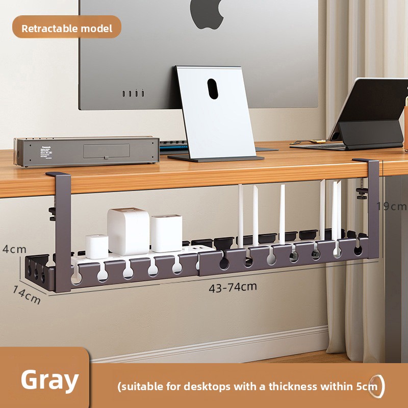 Organizador de cables metálico - Power Strip Desk reseña y precio