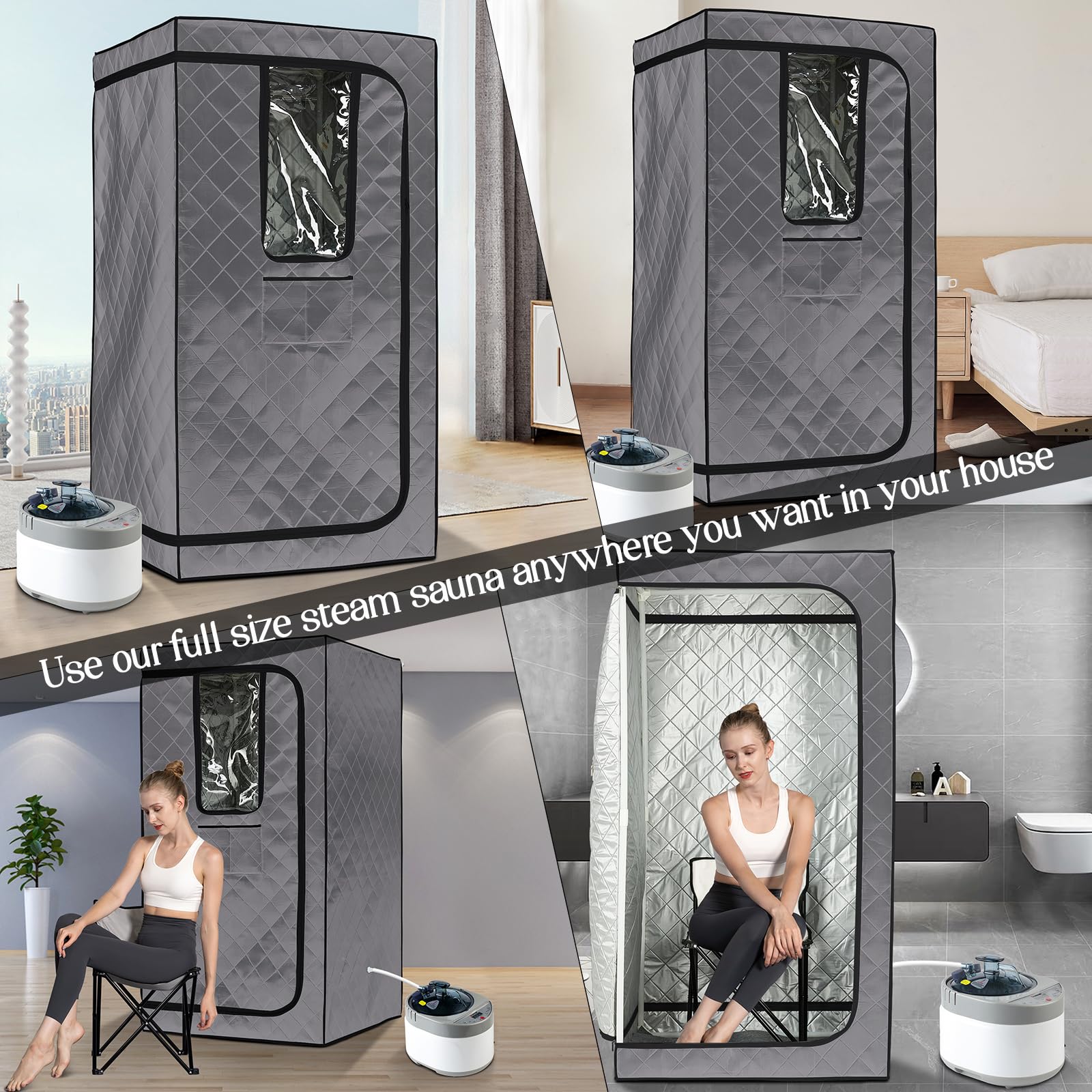 Sauna seca portátil del vapor  - Home Office Tienda reseña y precio