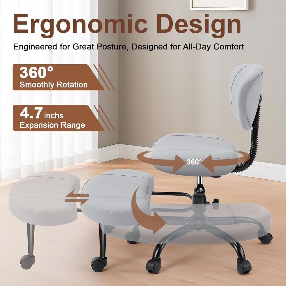 Silla Giratoria Ergonómica con - Ergonomic Office Chair reseña y precio
