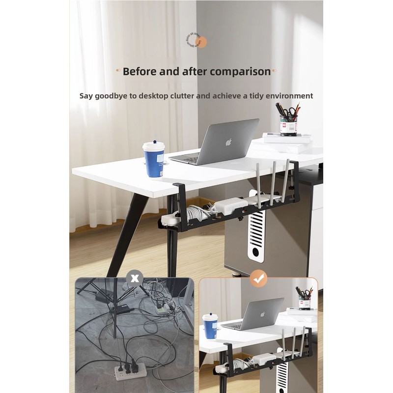 Organizador Adhesivo de Cables - Power Strip Desk reseña y precio