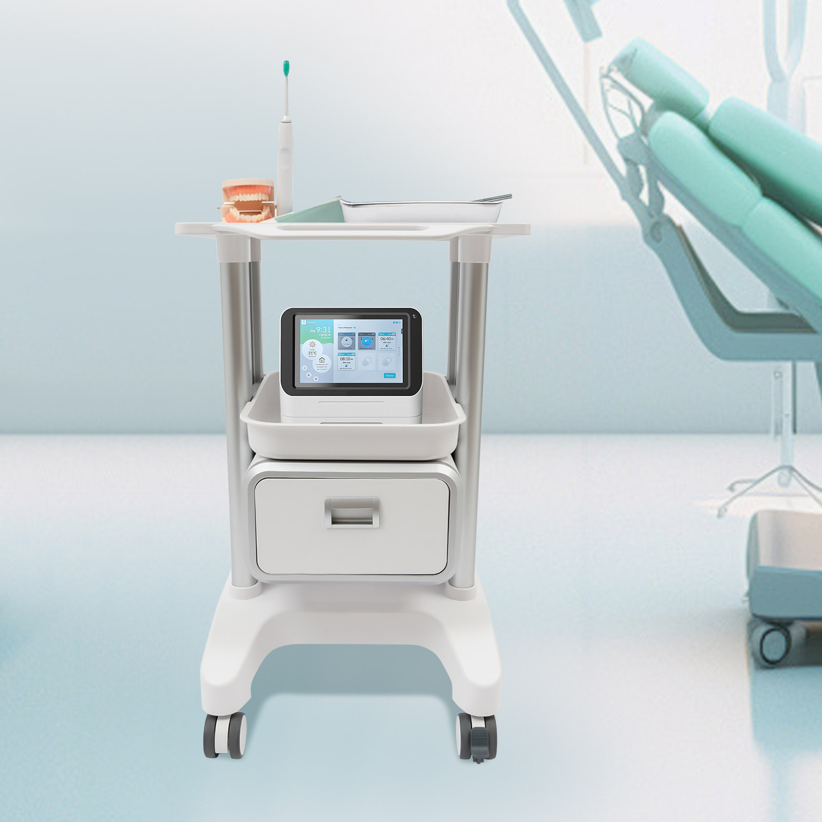 Carrito de Salón Médico con Ca - Rolling File Cart reseña y precio