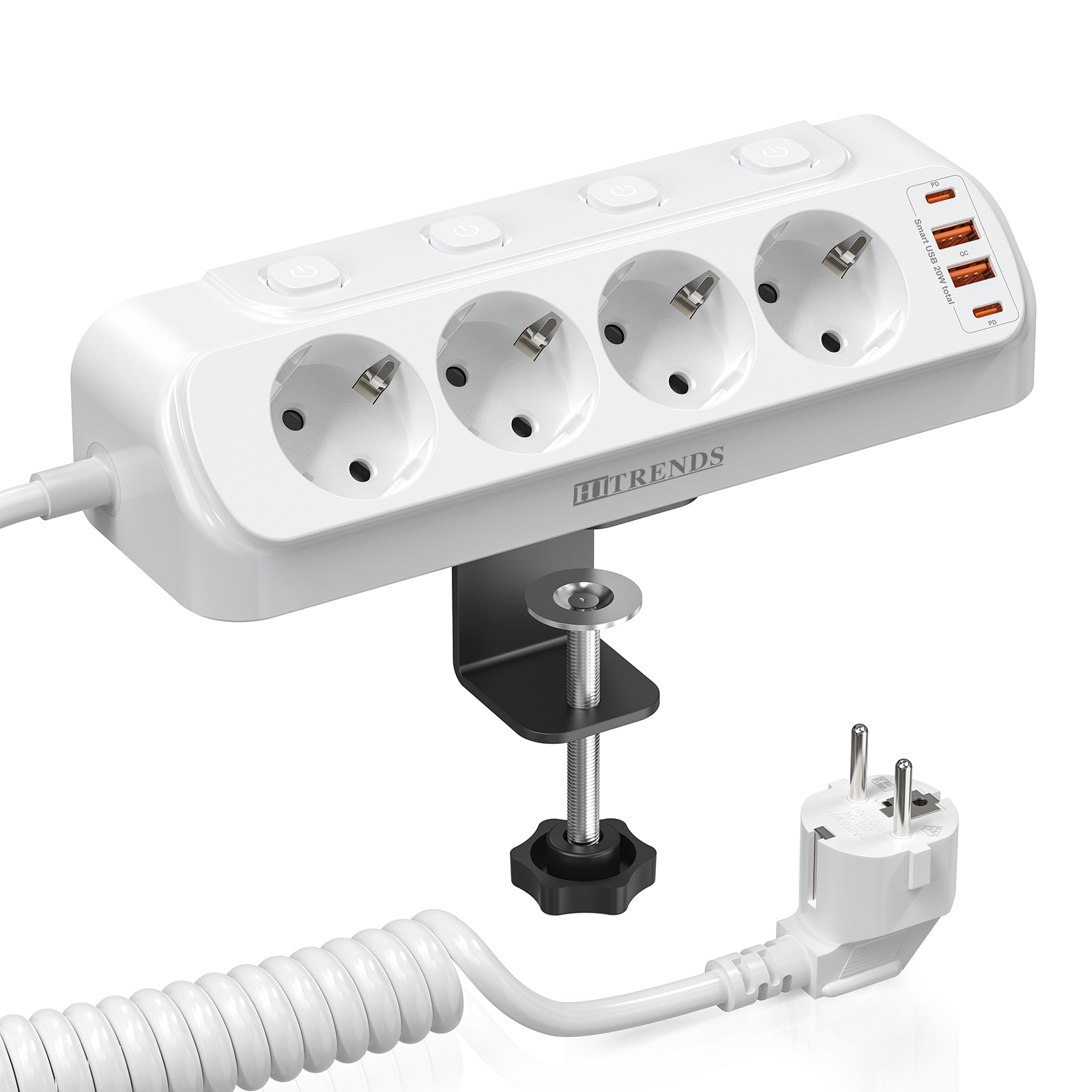Enchufe de Esquina Multifuncio - Power Strip Desk reseña y precio