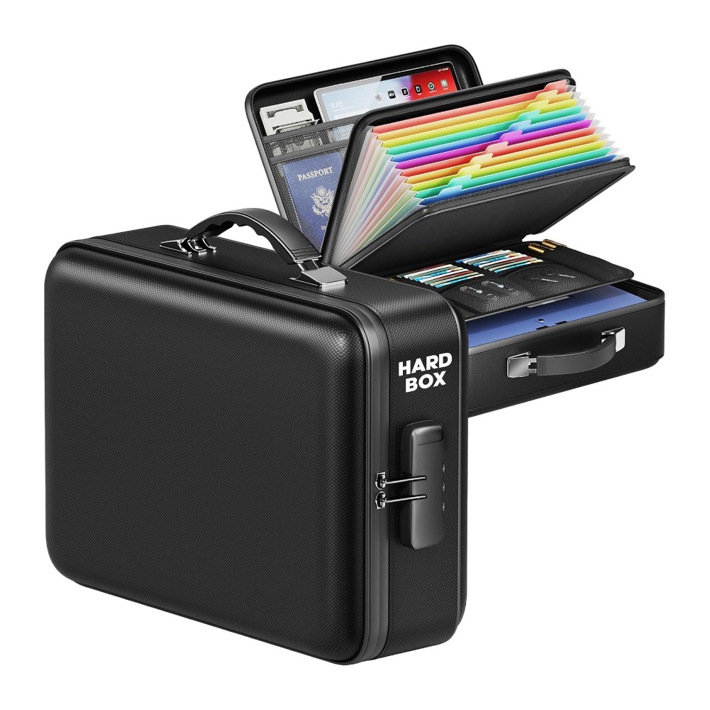 Estuche rígido Caja de documen - Home Office Tienda reseña y precio