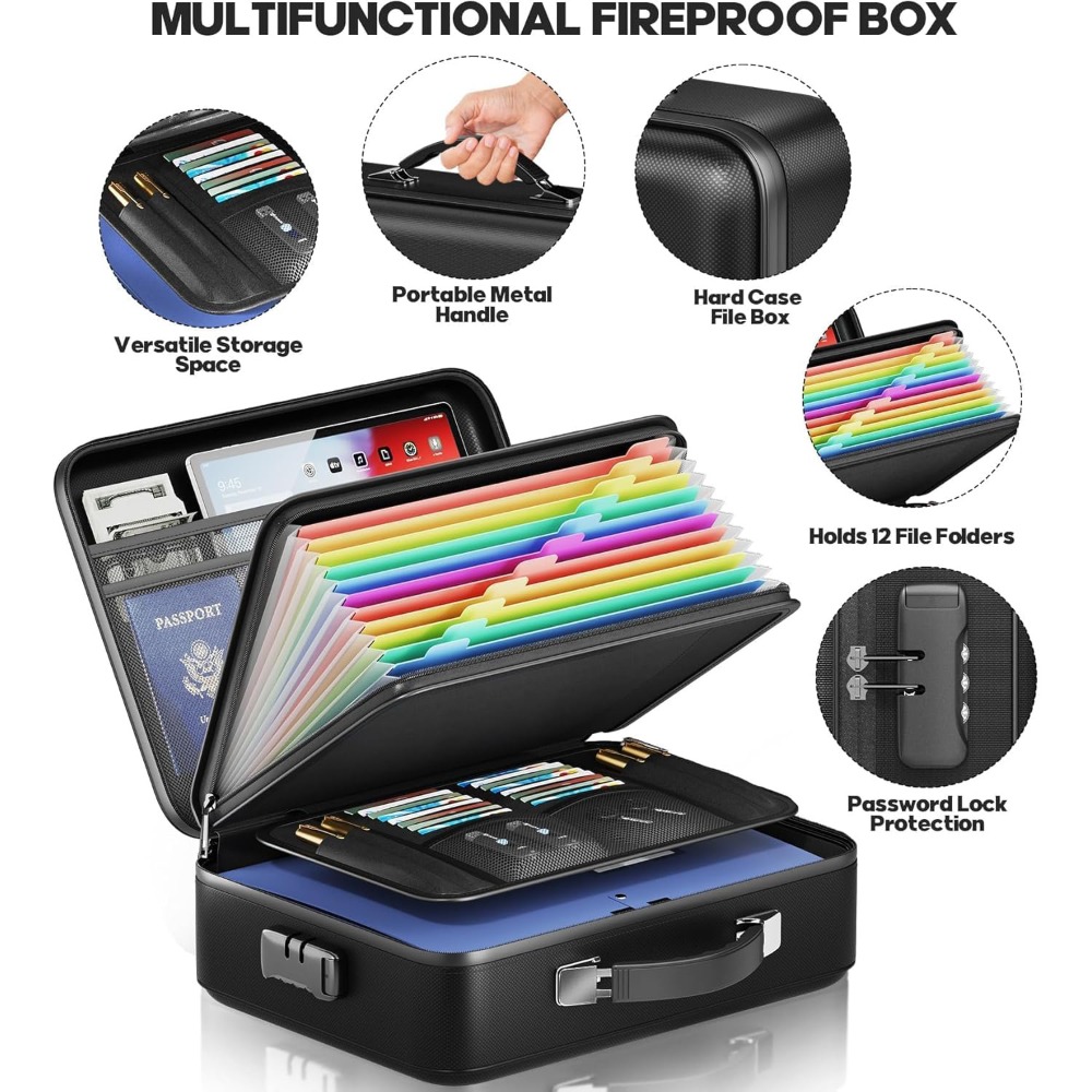 Estuche rígido Caja de documen - Home Office Tienda reseña y precio