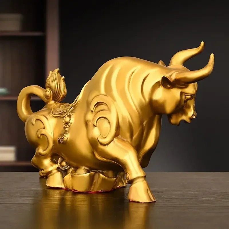 Adorno de vaca de cobre Feng S - Home Office Marketing reseña y precio