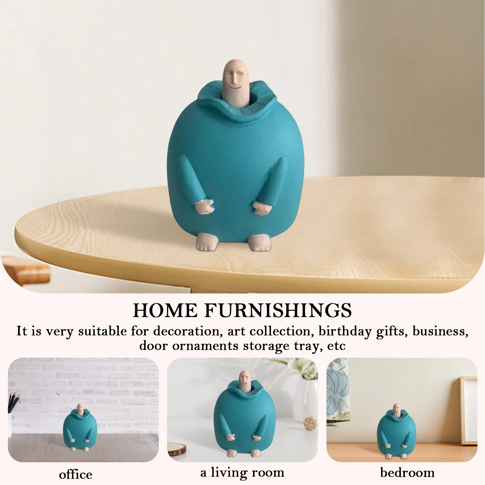 Estatuas de gestos de dedo de  - Home Office Desk Ideas reseña y precio
