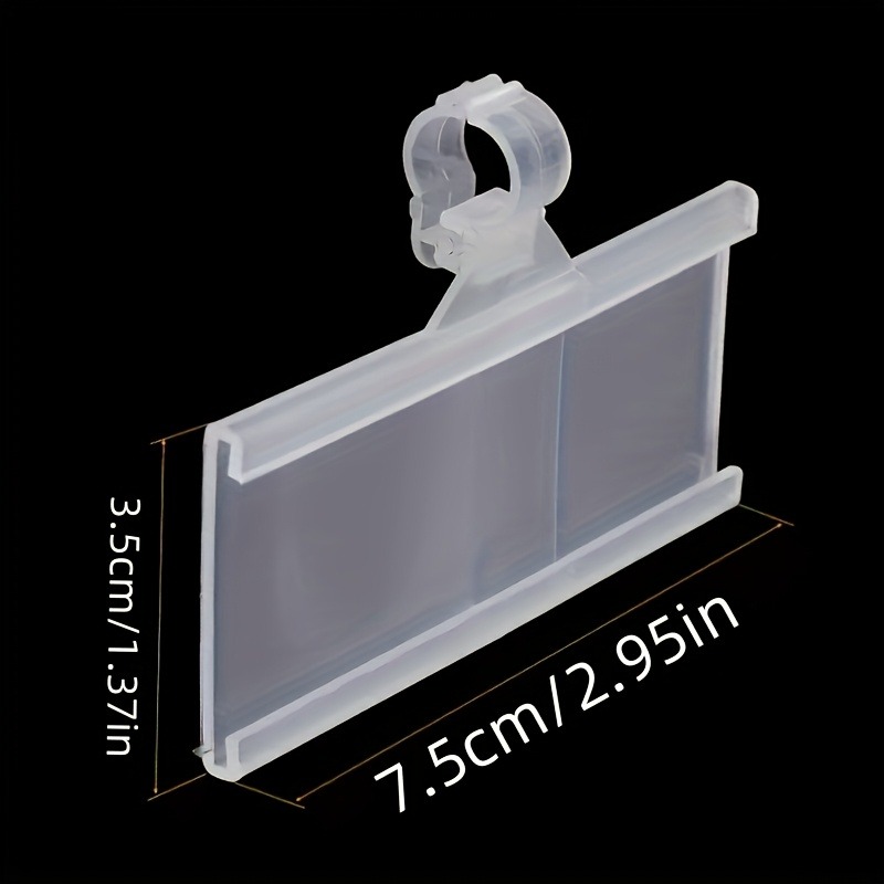 100 clips de PVC con cierre a  - Home Office Marketing reseña y precio