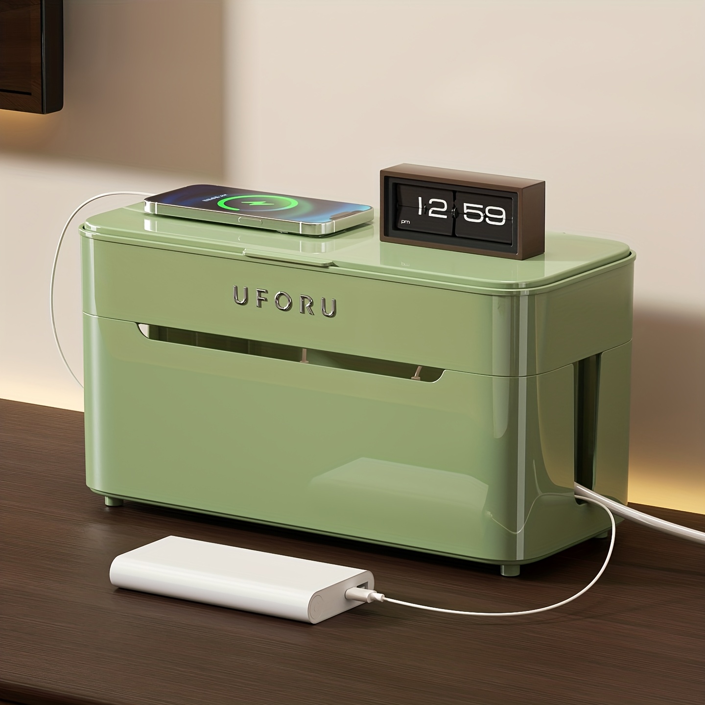 Caja organizadora de regleta d - Power Strip Desk reseña y precio
