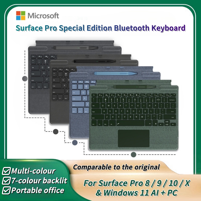 Nuevo Teclado Magnético Blueto - Home Office Microsoft reseña y precio