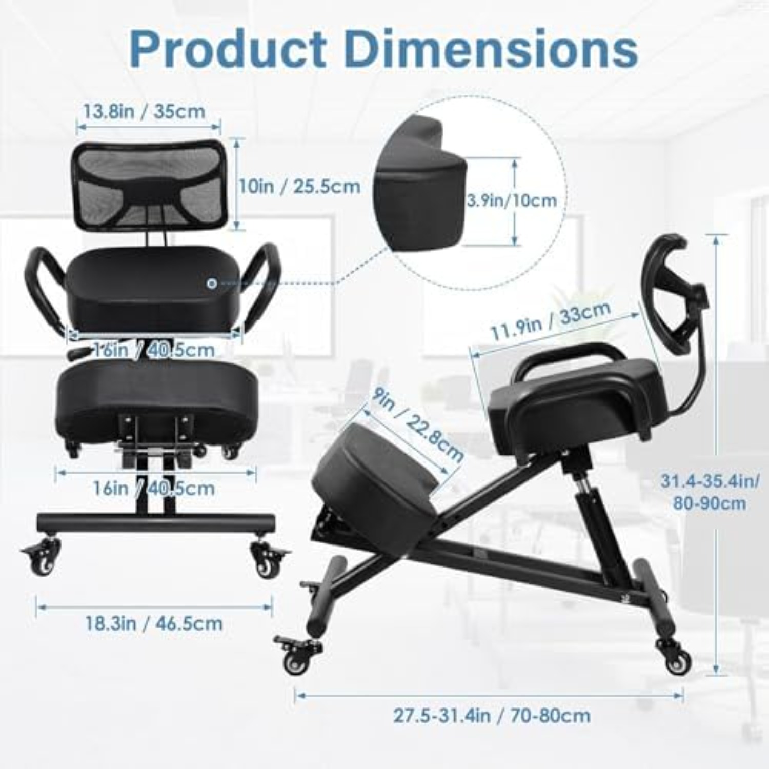 Silla Ergonómica para Arrodill - Ergonomic Office Chair reseña y precio