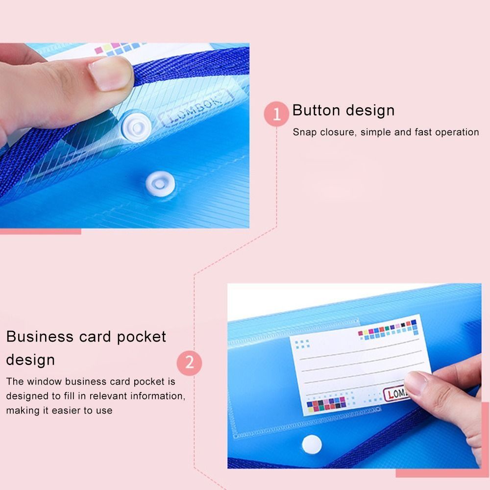Carpeta de archivos con botón  - Home Office Student reseña y precio