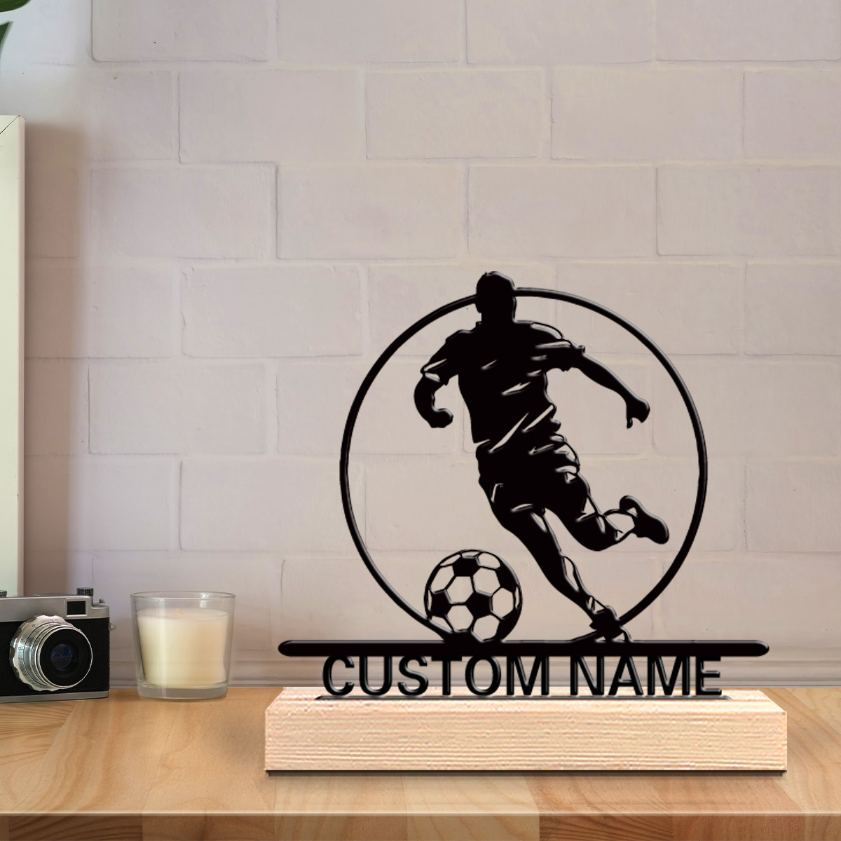 Estatua Metálica Personalizada - Home Office Desk Ideas reseña y precio