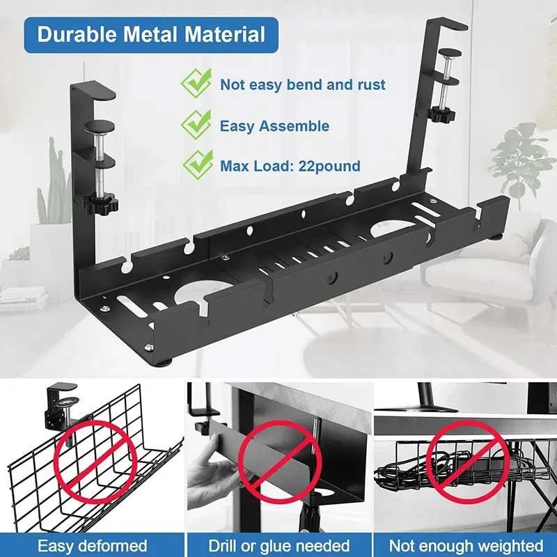 Organizador de Cables Telescóp - Home Office Desk Ideas reseña y precio