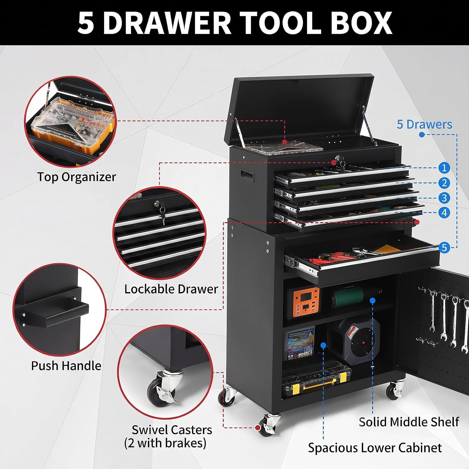 Gabinete de Herramientas Rodan - Rolling File Cart reseña y precio
