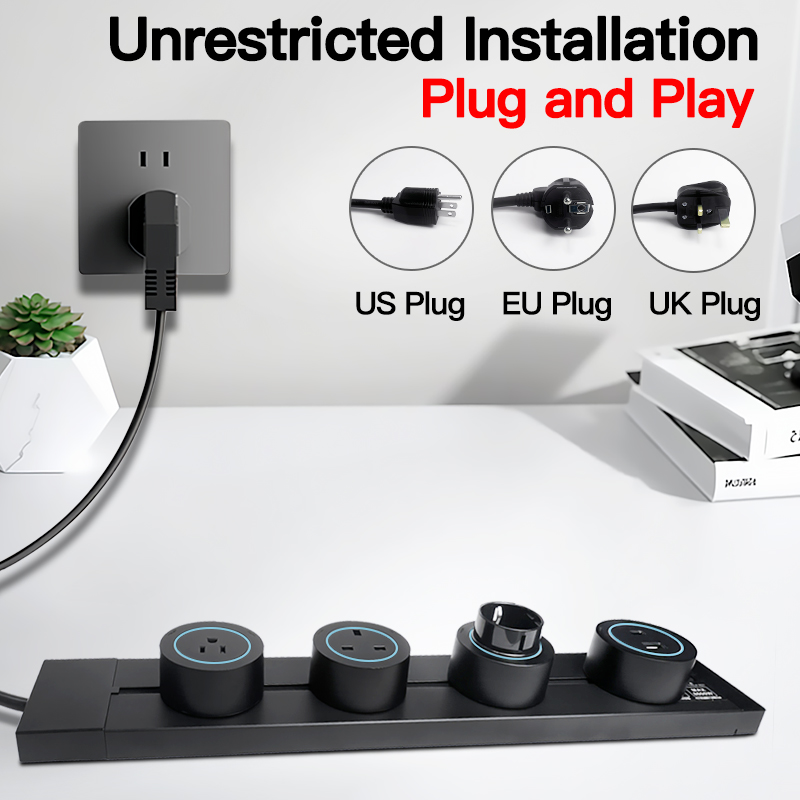 Enchufe de Pared con Adaptador - Power Strip Desk reseña y precio