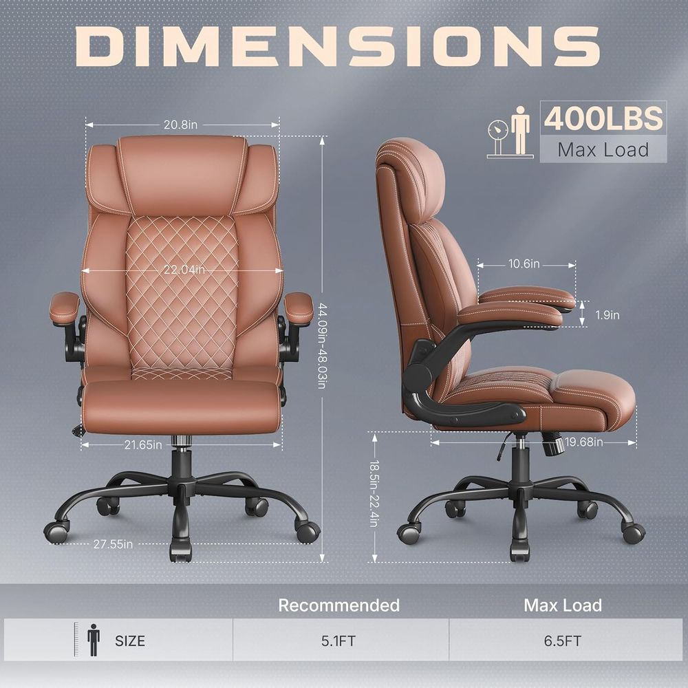 Silla de Oficina Ejecutiva con - Ergonomic Office Chair reseña y precio