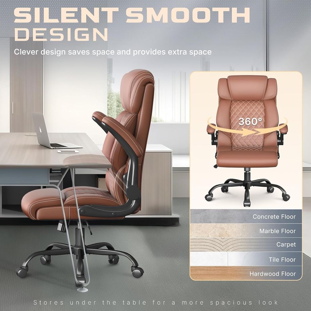 Silla de Oficina Ejecutiva con - Ergonomic Office Chair reseña y precio