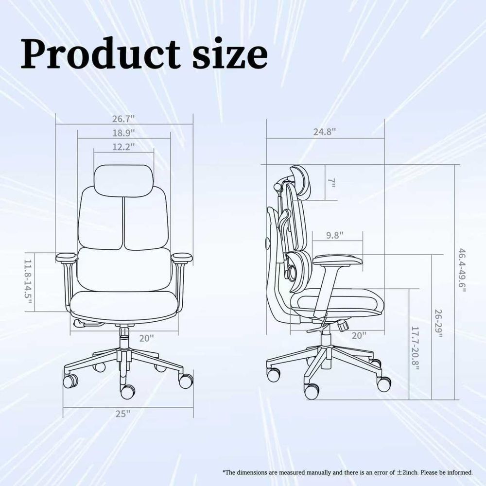 Silla de Oficina Ergonómica de - Ergonomic Office Chair reseña y precio