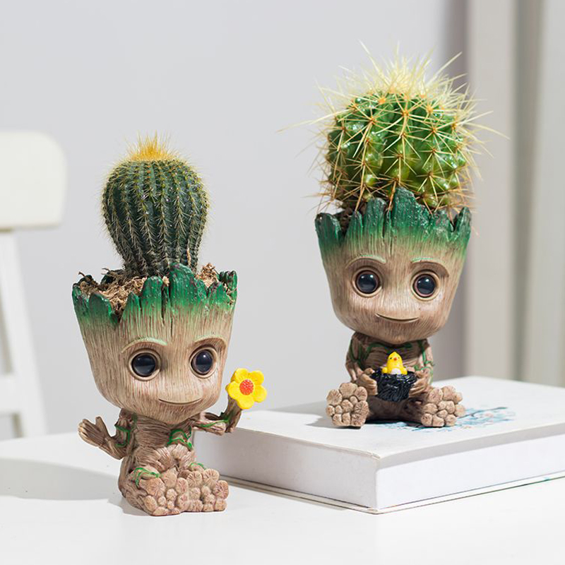 Maceta de bebé Groot para deco - Home Office Romance Manga reseña y precio