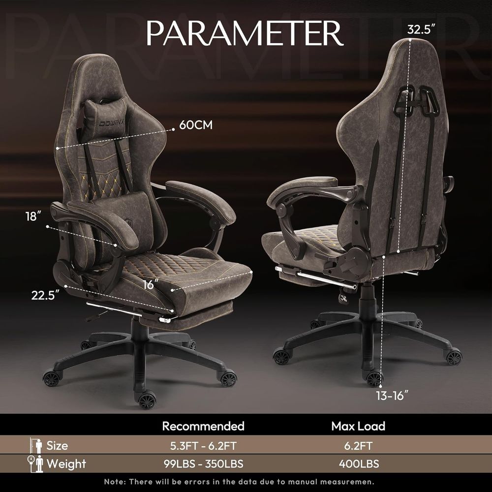 Silla de Juego Vintage Grande  - Ergonomic Office Chair reseña y precio