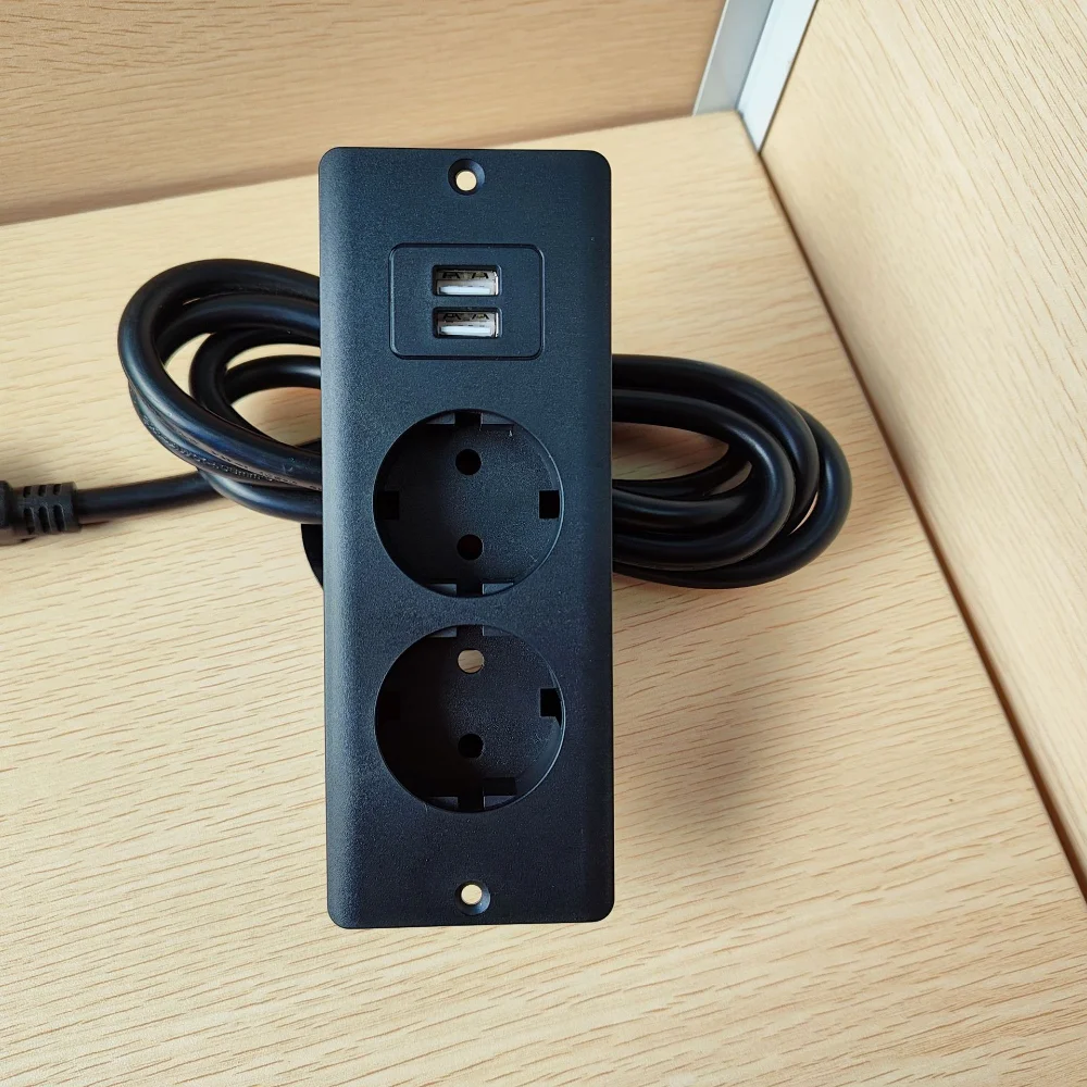 Enchufes empotrables para mesa - Power Strip Desk reseña y precio