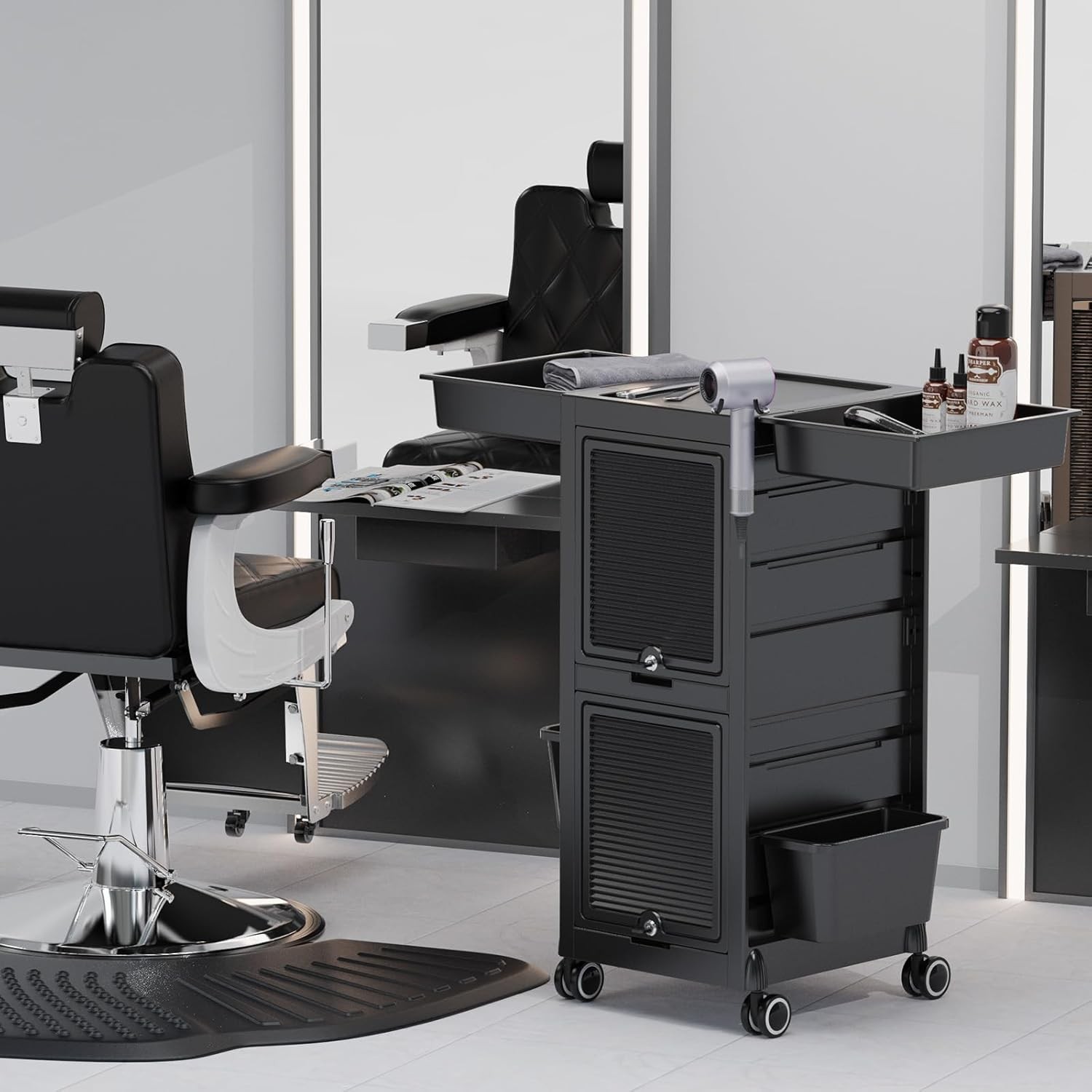 Carrito rodante Beauty Trolley - Rolling File Cart reseña y precio