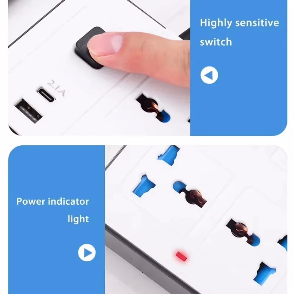 Regleta de alimentación univer - Power Strip Desk reseña y precio